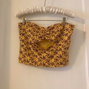 Urban Outfitters floral tube top